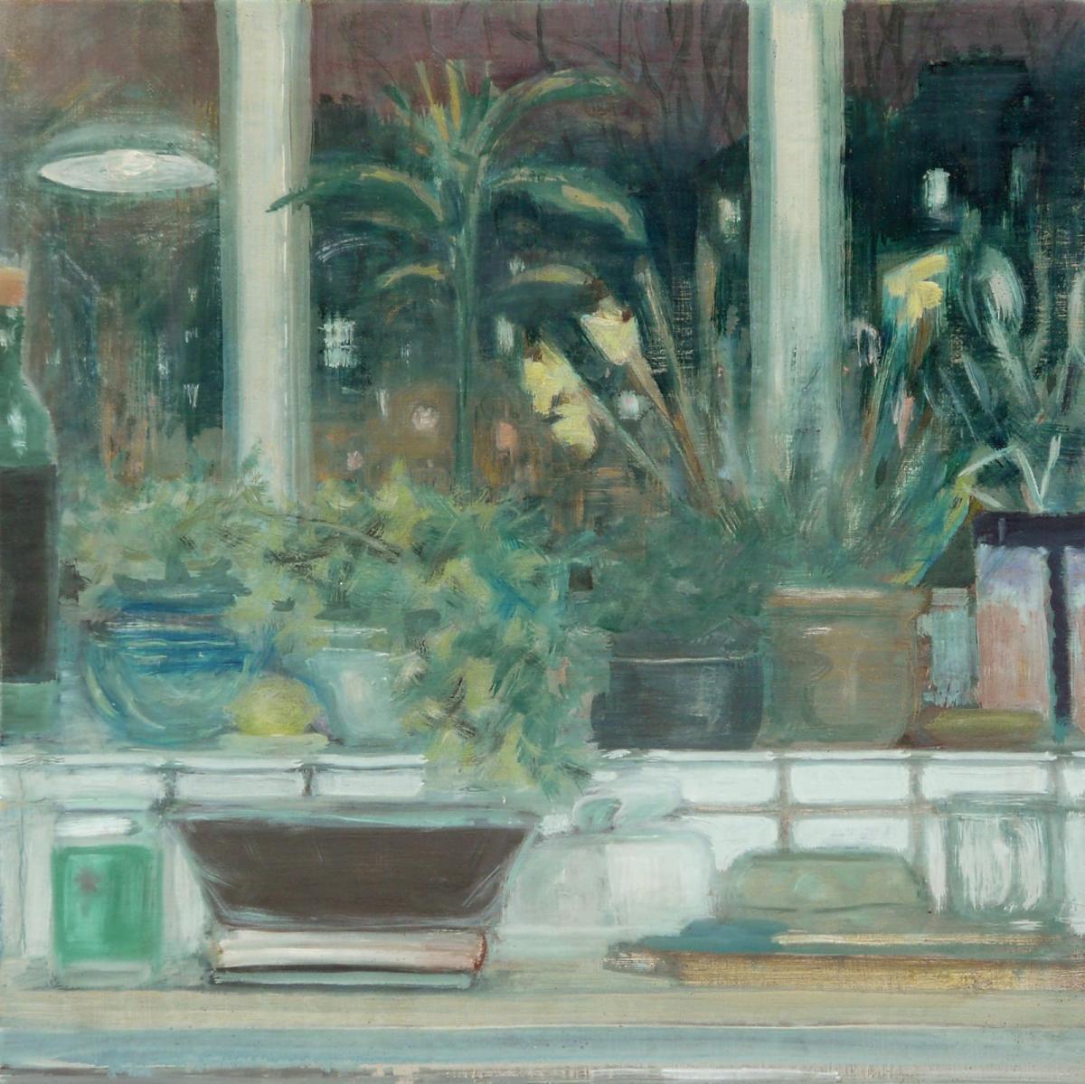 oil painting by Rebecca Payn, Kitchen Window (ii)